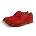 Leather Shoes / Round Toe Comfortable Office Men Dress Shoes-Red-6-JadeMoghul Inc.