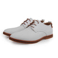 Leather Shoes / Round Toe Comfortable Office Men Dress Shoes-White-6-JadeMoghul Inc.