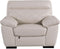 Leatherette Upholstered Wooden Chair with Bustle Back and Wooden Legs, Light Gray-Dining Chairs-Gray-Faux leather and wood-JadeMoghul Inc.