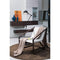 Leatherette Upholstered Wooden Lounge Chair, Brown and Gray-Accent Chairs-Brown and Gray-Wood and Faux Leather-JadeMoghul Inc.