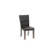 Leatherette Upholstered Wooden Side Chai, Espresso and Cherry Brown, Set of 2-Dining Chairs-Brown-Wood-JadeMoghul Inc.