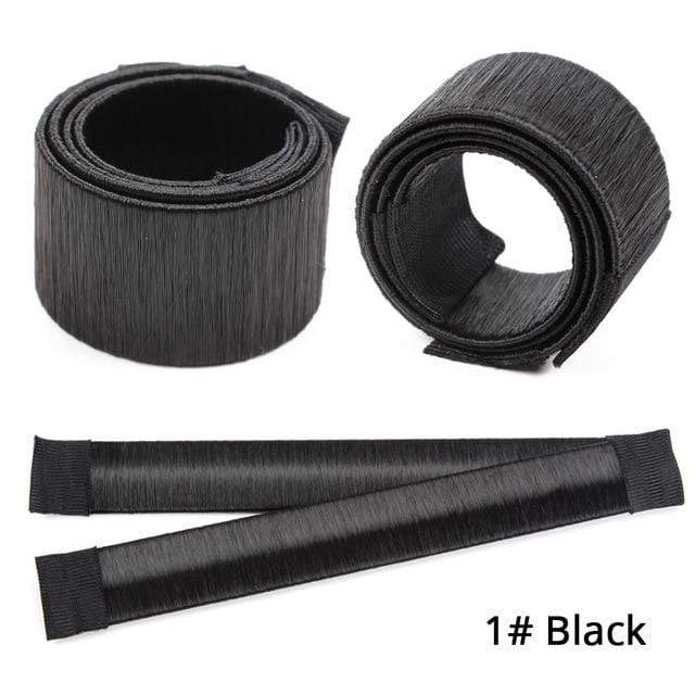 Leeons French Braid Hair Tools Styling Diy Magic Bun Maker Hair Braid Accessories Twist Sponge Donut Bun Maker Hairstyle Brown AExp