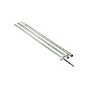 Lee's 13' Bright Silver Center Rigger Pole w-Black Spike 1-3-8" [MX8713CR]-Outriggers-JadeMoghul Inc.