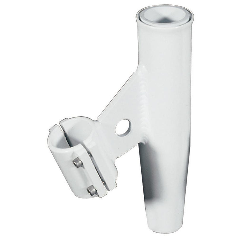 Lee's Clamp-On Rod Holder - White Aluminum - Vertical Mount - Fits 1.050 O.D. Pipe [RA5001WH]-Rod Holders-JadeMoghul Inc.