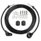 Lee's Deluxe Rigging Kit - Single Rig Up To 37ft. - Black Mono [RK0337LS-MO]-Outrigger Accessories-JadeMoghul Inc.
