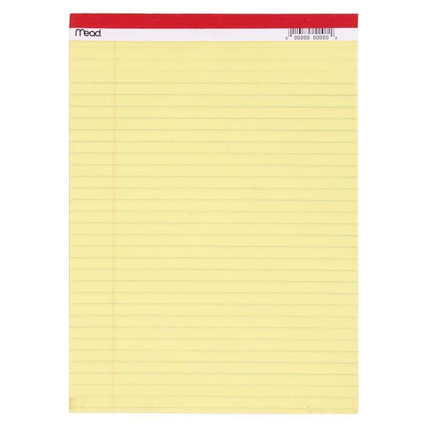 LEGAL PAD 8.5X11.75 50 CT CANARY-Supplies-JadeMoghul Inc.