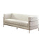 Leifur Contemporary Sofa In White-Sofas-White-Leatherette-JadeMoghul Inc.