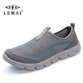 LEMAI 2017 New Men Casual Shoes, Summer Mesh For Men,Super Light Flats Shoes, Foot Wrapping Big Size #36-44-013 gray-6-JadeMoghul Inc.