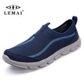 LEMAI 2017 New Men Casual Shoes, Summer Mesh For Men,Super Light Flats Shoes, Foot Wrapping Big Size #36-44-013 men dark blue-6-JadeMoghul Inc.