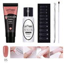 Lemooc  UV Gel Kit 15ml Quick Building  UV Gel Nail Polish For Nail Extensions Acrylic Gel Polish Nail Art Set AExp