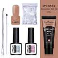 Lemooc  UV Gel Kit 15ml Quick Building  UV Gel Nail Polish For Nail Extensions Acrylic Gel Polish Nail Art Set AExp