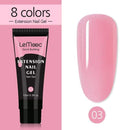 Lemooc  UV Gel Kit 15ml Quick Building  UV Gel Nail Polish For Nail Extensions Acrylic Gel Polish Nail Art Set AExp