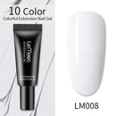 Lemooc  UV Gel Kit 15ml Quick Building  UV Gel Nail Polish For Nail Extensions Acrylic Gel Polish Nail Art Set AExp