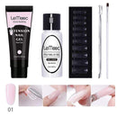 Lemooc  UV Gel Kit 15ml Quick Building  UV Gel Nail Polish For Nail Extensions Acrylic Gel Polish Nail Art Set JadeMoghul Inc. 