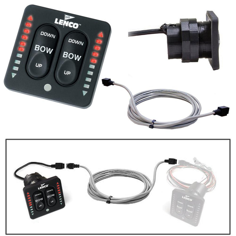 Lenco Flybridge Kit f- LED Indicator Key Pad f-All-In-One Integrated Tactile Switch - 10' [11841-001]-Trim Tab Accessories-JadeMoghul Inc.