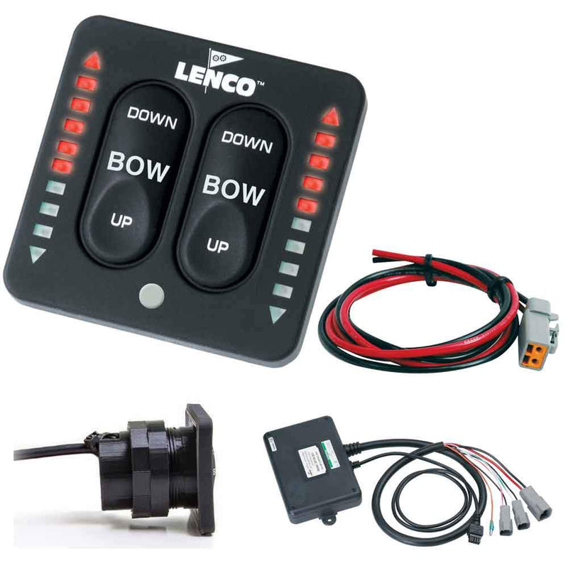 Lenco LED Indicator Two-Piece Tactile Switch Kit w-Pigtail f-Single Actuator Systems [15270-001]-Trim Tab Accessories-JadeMoghul Inc.