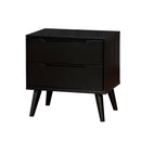 Lennart Mid-Century Modern Nightstand, Black-Nightstands and Bedside Tables-Black-Wood-JadeMoghul Inc.