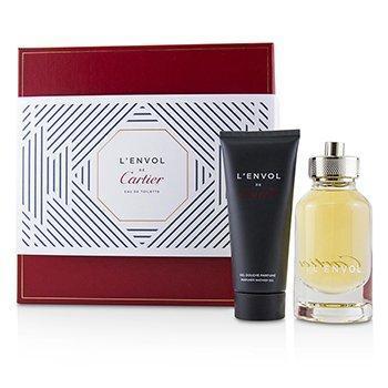 L'Envol De Cartier Coffret: Eau De Toilette Spray 80ml/2.7oz + Perfumed Shower Gel 100ml/3.3oz - 2pcs-Fragrances For Men-JadeMoghul Inc.