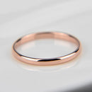 Letdiffery Smooth Stainless Steel Couple Rings Gold Simple 4MM Women Men Lovers Wedding Jewelry Engagement Gifts AExp