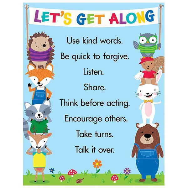 LETS GET ALONG CHART-Learning Materials-JadeMoghul Inc.