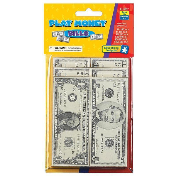 LETS PRETEND PLAY MONEY - BILLS-Learning Materials-JadeMoghul Inc.