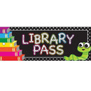 LIBRARY PASS 9X3.5 BOOKS 2 SIDED-Supplies-JadeMoghul Inc.