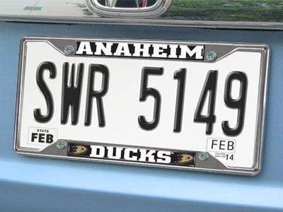 License Plate Frame Frame Shop NHL Anaheim Ducks License Plate Frame 6.25"x12.25" FANMATS
