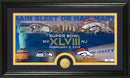 Super Bowl 48 Bronze Coin Panoramic Photo Mint