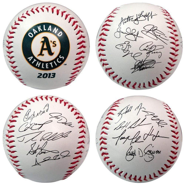 LICENSED NOVELTIES The Licensed Products MLB 2013 Team Roster Signature Ball - Oakland Athletics The Licensed Products Company