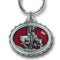 Licensed Sports Accessories - End Of The Metal Key Chain with Enameled DetailsTrail-Key Chains,Sculpted Key Chain,Enameled Key Chain-JadeMoghul Inc.