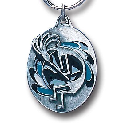 Licensed Sports Accessories - Kokopelli Metal Key Chain with Enameled Details-Key Chains,Sculpted Key Chain,Enameled Key Chain-JadeMoghul Inc.