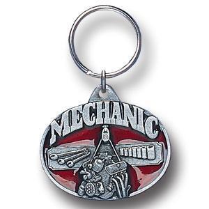 Licensed Sports Accessories - Mechanic Metal Key Chain with Enameled Details-Key Chains,Sculpted Key Chain,Enameled Key Chain-JadeMoghul Inc.