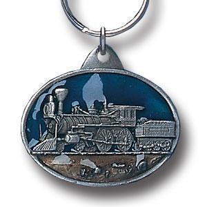 Licensed Sports Accessories - Steam Engi Metal Key Chain with Enameled Detailsne-Key Chains,Sculpted Key Chain,Enameled Key Chain-JadeMoghul Inc.