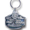 Licensed Sports Accessories - U. S. Coast Guard Metal Key Chain with Enameled Details-Key Chains,Sculpted Key Chain,Enameled Key Chain-JadeMoghul Inc.