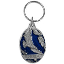 Licensed Sports Accessories - Wyoming Eagle Metal Key Chain with Enameled Details-Key Chains,Sculpted Key Chain,Enameled Key Chain-JadeMoghul Inc.