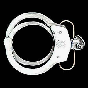 Licensed Sports Originals-Biker - Handcuffs Antiqued Belt Buckle-Jewelry & Accessories,Buckles,Antiqued Buckles-JadeMoghul Inc.