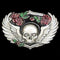 Licensed Sports Originals-Biker - Skull & Wings Enameled Belt Buckle-Jewelry & Accessories,Buckles,Enameled Buckles,-JadeMoghul Inc.