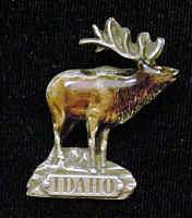 Licensed Sports Originals - Collector Pin - Idaho Elk-Jewelry & Accessories,Lapel Pins,Siskiyou Originals Lapel Pins-JadeMoghul Inc.