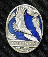 Licensed Sports Originals - Collector Pin - Montana Eagle-Jewelry & Accessories,Lapel Pins,Siskiyou Originals Lapel Pins-JadeMoghul Inc.