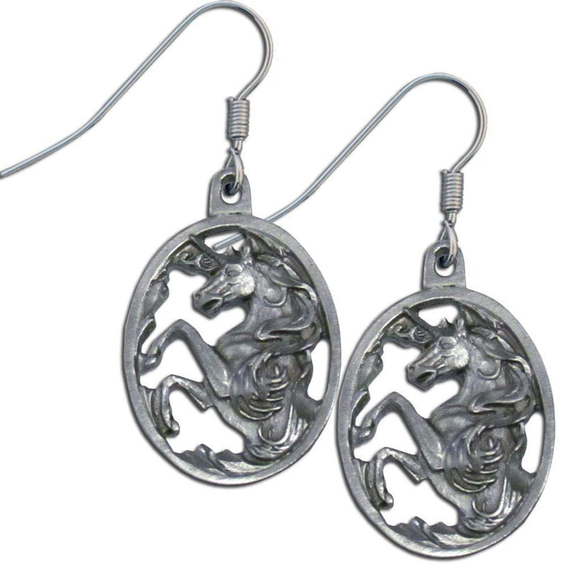 Licensed Sports Originals - Dangle Earrings - Unicorn-Jewelry & Accessories,Bracelets,Dangle Earrings,Classic Dangle Earrings, Classic Dangle Earrings-JadeMoghul Inc.