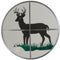 Licensed Sports Originals - Deer in Cross Hairs Hitch Cover Class III-Automotive Accessories,Hitch Covers,Cast Metal Hitch Covers Class III,Siskiyou Originals Cast Metal Hitch Covers Class III-JadeMoghul Inc.