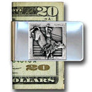 Licensed Sports Originals - Large Money Clip - Bull Rider-Wallets & Checkbook Covers,Money Clips,Steel Money Clips,Siskiyou Originals Steel Money Clips-JadeMoghul Inc.