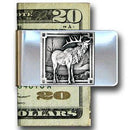 Licensed Sports Originals - Large Money Clip - Elk-Wallets & Checkbook Covers,Money Clips,Steel Money Clips,Siskiyou Originals Steel Money Clips-JadeMoghul Inc.