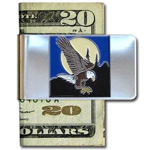 Licensed Sports Originals - Large Money Clip - Flying Eagle-Wallets & Checkbook Covers,Money Clips,Steel Money Clips,Siskiyou Originals Steel Money Clips-JadeMoghul Inc.