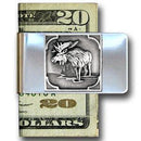 Licensed Sports Originals - Large Money Clip - Moose-Wallets & Checkbook Covers,Money Clips,Steel Money Clips,Siskiyou Originals Steel Money Clips-JadeMoghul Inc.
