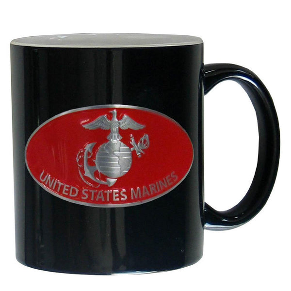 Licensed Sports Originals - Marines Ceramic Coffee mug-Beverage Ware,Coffee Mugs,Siskiyou Originals Coffee Mugs-JadeMoghul Inc.