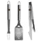 Licensed Sports Originals - Police 3pc BBQ Wrap-Tailgating & BBQ Accessories,BBQ Tools,3 pc Steel Tool SetSiskiyou Originals 3 pc Steel Tool Set-JadeMoghul Inc.