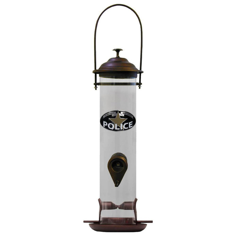 Licensed Sports Originals - Police Bird Feeder-Home & Office,Bird Feeders,Siskiyou Originals Bird Feeders-JadeMoghul Inc.