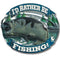 Licensed Sports Originals - Rather Be Fishing Hitch Cover-Automotive Accessories,Hitch Covers,Cast Metal Hitch Covers Class II & III,Siskiyou Originals Cast Metal Hitch Covers Class II & III-JadeMoghul Inc.