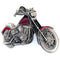 Licensed Sports Originals-Vehicles-Motorcyle - Motorcycle Enameled Belt Buckle-Jewelry & Accessories,Buckles,Enameled Buckles,-JadeMoghul Inc.